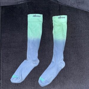 Gradient Green and Blue CLOVE Socks
